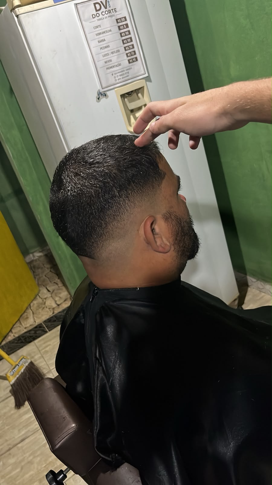 Degradê com barba feito na DV D'Corte